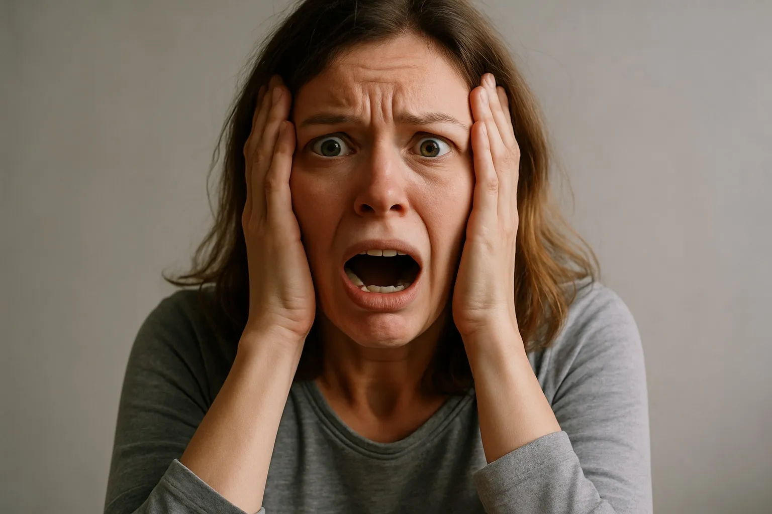 Bewoner in paniek die ondersteund wordt door een kalm persoon